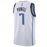 Maillot NBA Dallas Mavericks Dwight Powell 7 Nike 2022-23 Association Edition Blanc Swingman - Homme